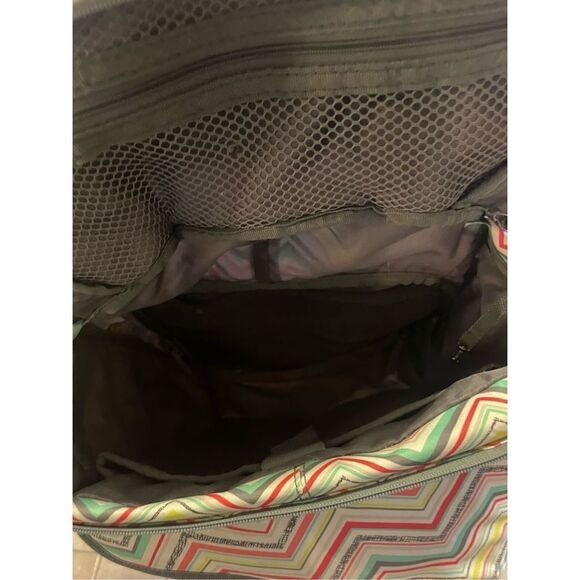 Dooney and Bourke Signature Monogram Canvas and Leather Handbag - Picture 6 of 6